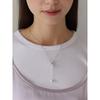 (Silver 925) Planet Drop Necklace Nz2110