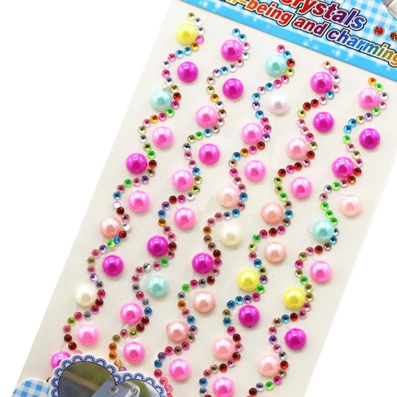 Gem Sticker Jewels Rhinestones for Crafts,Selfs Adhesive Stick On Gem Gemstones Sticker for Face Scrapbooks Supplies
