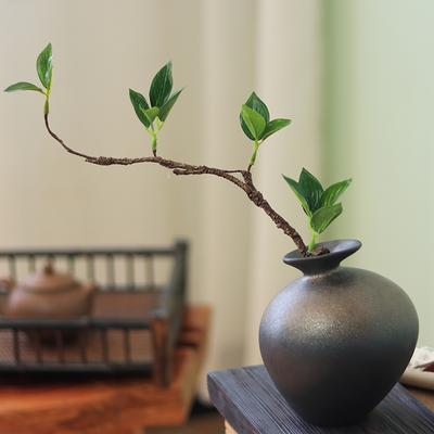 Vazo Seramik Yeni Çin Modern Minimalist Masa Kurutulmuş Çiçek Çay Odası Oturma Odası Şarap Dolabı Ofis Dekorasyonları İçin Uygundur