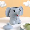 Tazza per Bambini e Neonati a Forma di Elefante Cartone Animato in Silicone per Alimenti con Manico a Forma di Orecchie e Narice Cannuccia 160ML Anti-caduta
