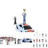 Rennmedaille 164 Das Spielfeld 2 Figuren-Szenario Modellset Für Matchbox Tomy Mit Hochwertigem Harzmaterial