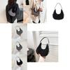 Chic Silver Crescent Bag For Women Featuring Soft Pu Material And Sleek Street Style Ideal For Daily Outfits