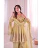 Ensemble Robe Salwar Suit Sharara Designer pour Femme Dupatta Ensemble Indien Bollywood Tenue de Soirée Costume Fantaisie Lourd