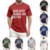 Men'S Fashionable T-Shirt, Street Casual Short Sleeved Clothing