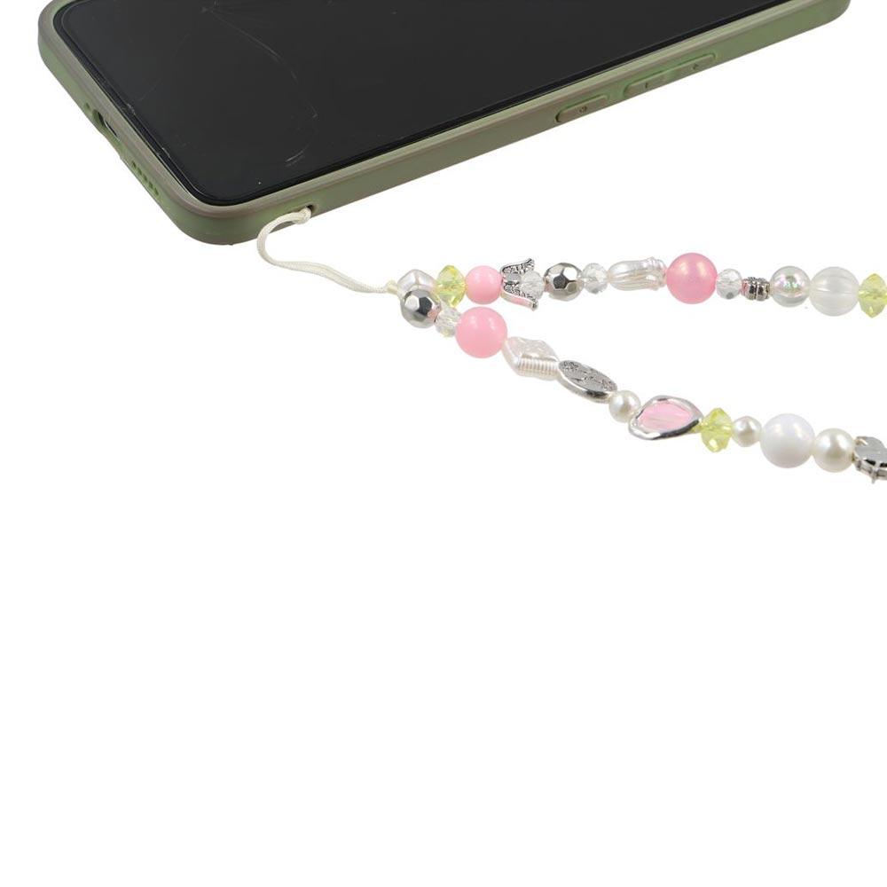 Star Pearl Phone Strap Phone Charms Mobile Lanyard Beaded Phone Chain Women Girls