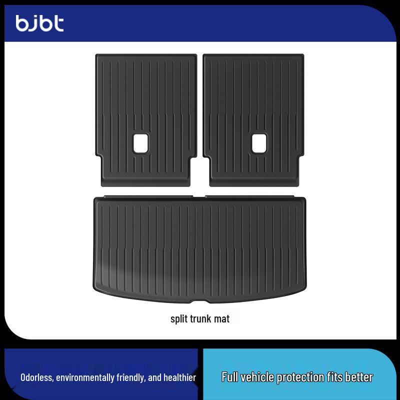 BJBT TPE Trunk Mats for Tesla Model Y: Front & Rear, Refresh Version Interior Accessories