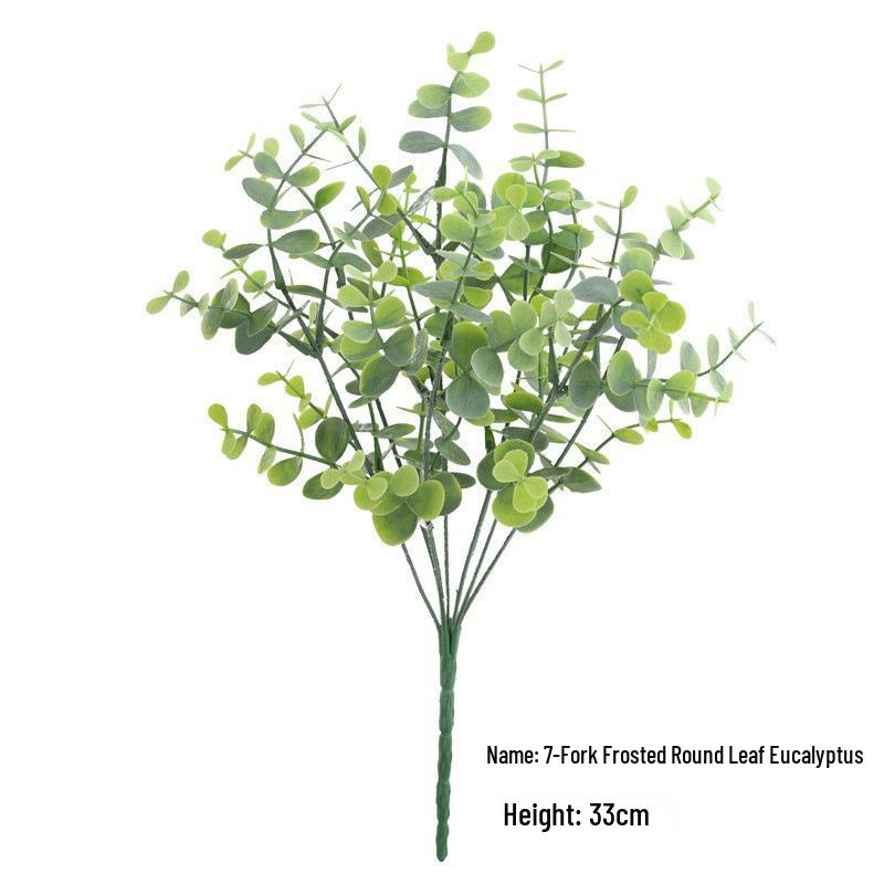 Artificial Green Plant Bundle: Decorative Plastic Grass, Water Grass, Plastic Flower, and Fern.