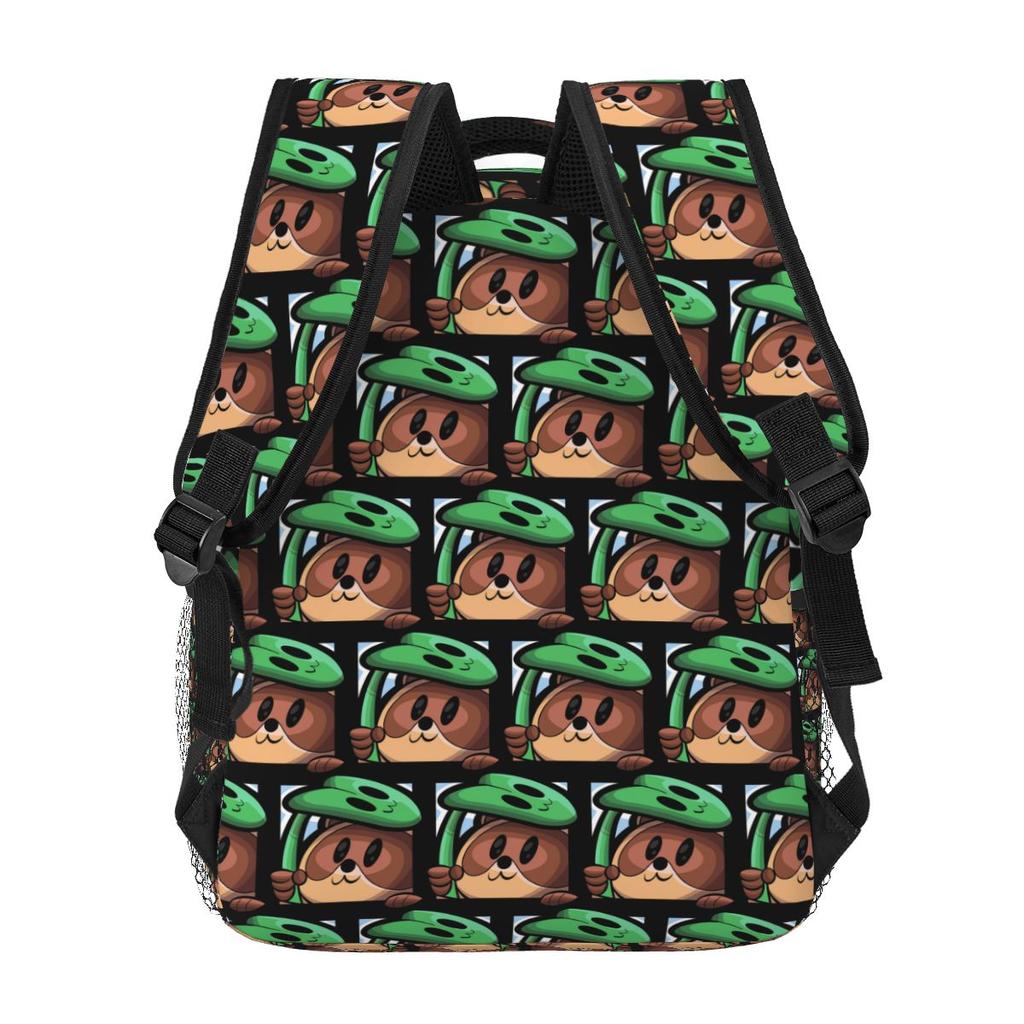 Tenuki Tanuki Backpack Student Boys Girls BookBag Children School Bag Laptop Shoulder Bags for Men Women