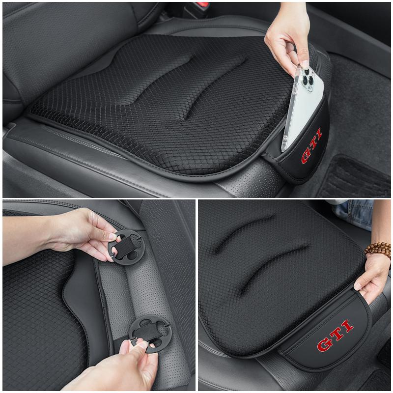 2026 Hot For Volkswagen VW Breathable Ice Silk Car Seat Cover Driver Storage Protective Cushion For Volkswagen VW Golf 4 6 7 GTI
