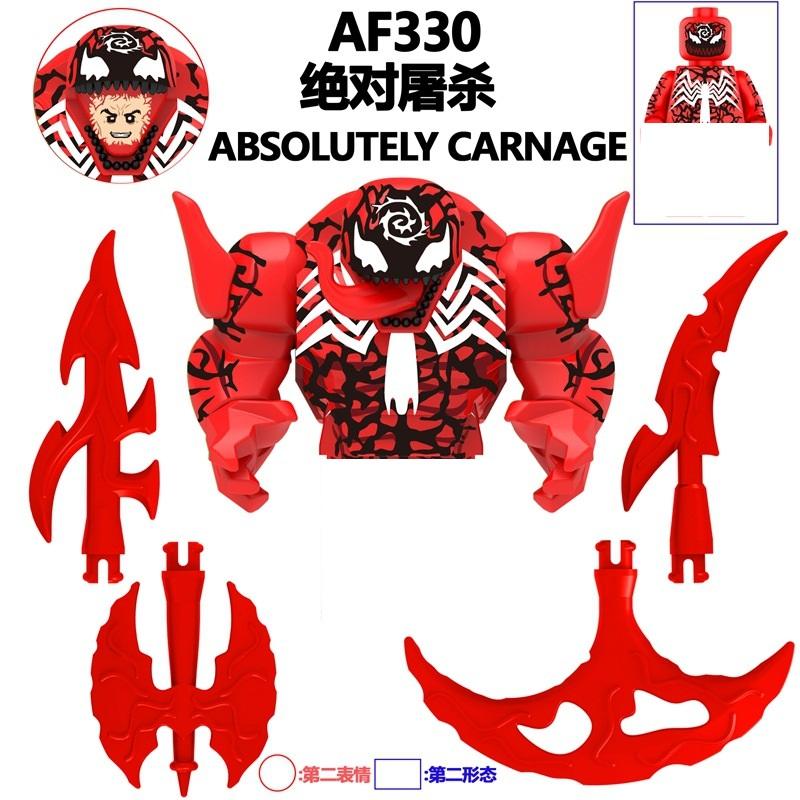 Disney Building Blocks Mini Model Characters Marvel Venom Assembled Mobile Doll Carnage Symbiotic Action Doll Birthday Gift