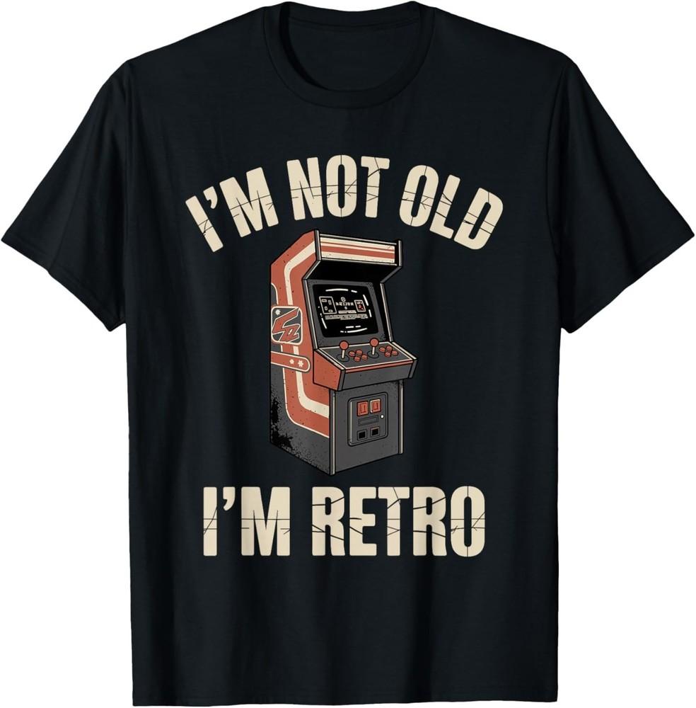 I m Not Old I m Retro Arcade Gamer T‑Shirt L