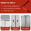 4-in-1 Hinge Wrench Long Handle Door Hinge Repair Tool Bender Hinge Hinge Handle Long Duty Repair Heavy Tool Door Steel C3C8