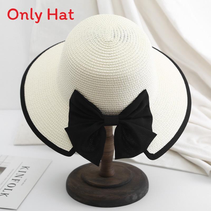 Summer Straw Hat For Women Wide Brim Sun Protection Breathable Outdoor Fashion Hat