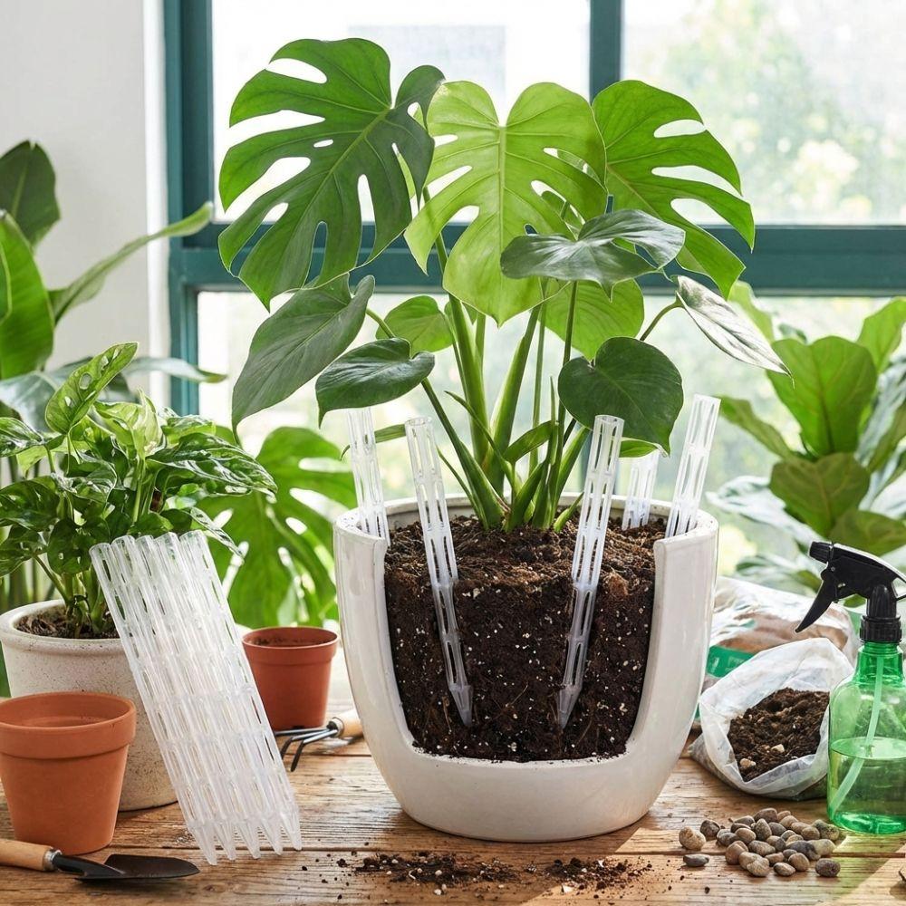 10PCS Transparent Plant Drainage Pipes Plastic Breathable Plant Aeration Tubes Prevent Root Rot Improve Drainage