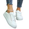 2025 Damen Sneaker Tennis Plateau Schuhe für Damen Komfort Lässig Flach Tenis Frau Schnürschuhe Weiß Sport Damen Vulkanisierte Schuhe