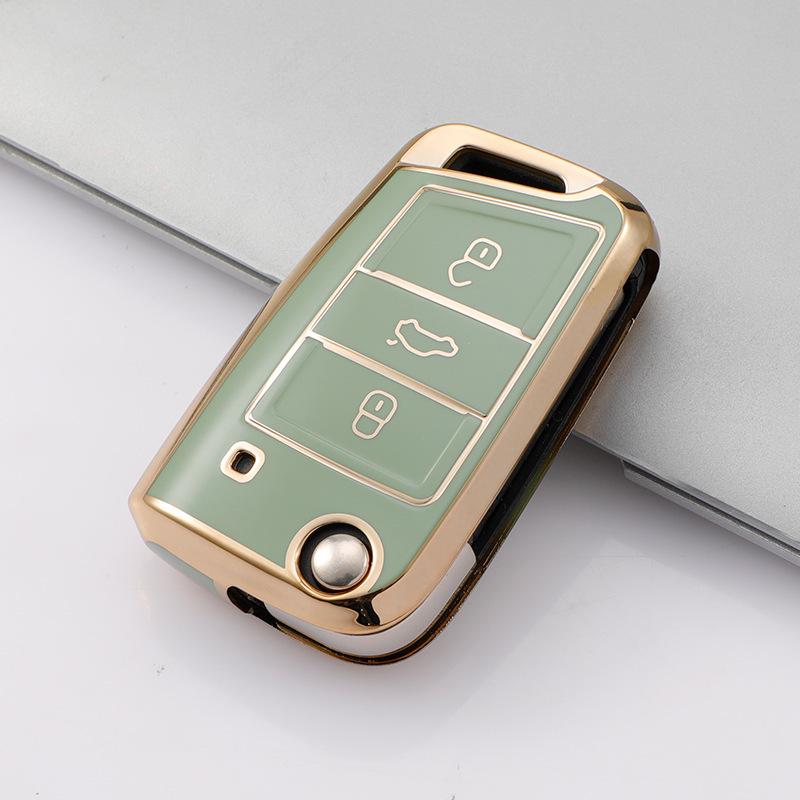 Volkswagen Key Case: Compatible with Sagitar, Tiguan, Bora, POLO, Lamando, Passat, Lavida, Tayron X.