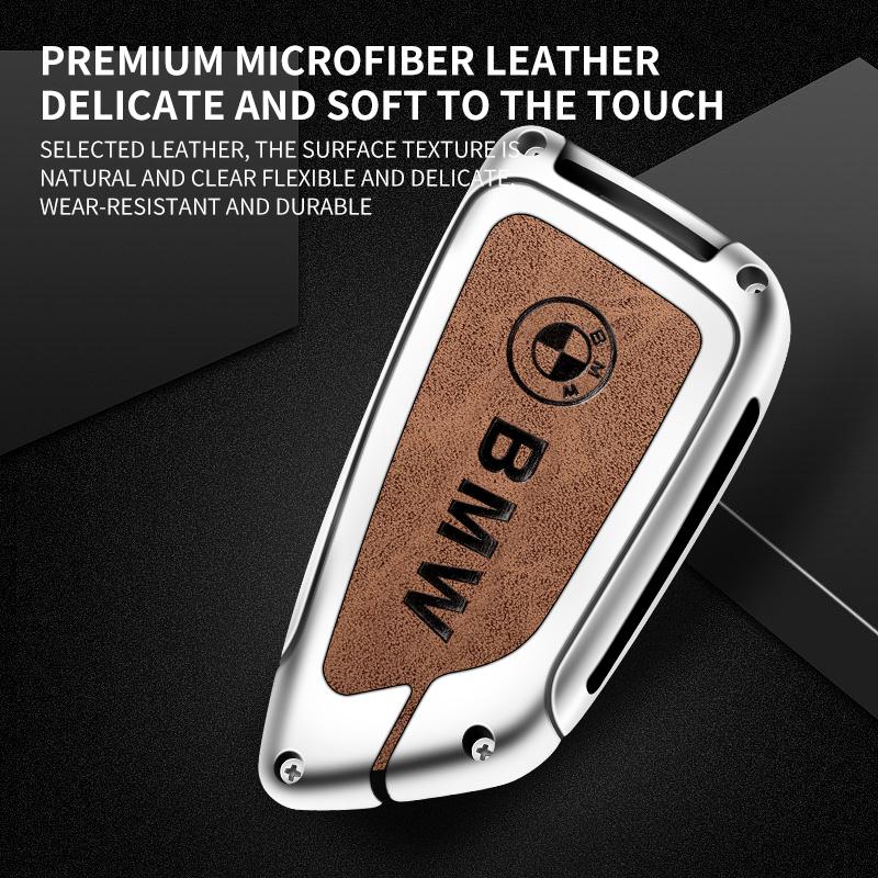 Zinc Alloy For Bmw F20 G20 G30 X1 X3 X4 X5 G05 X6 X7 G11 F15 F16 G01 G02 F48 Car Remote Case Cover Shell Holder Auto Accessories npdf01