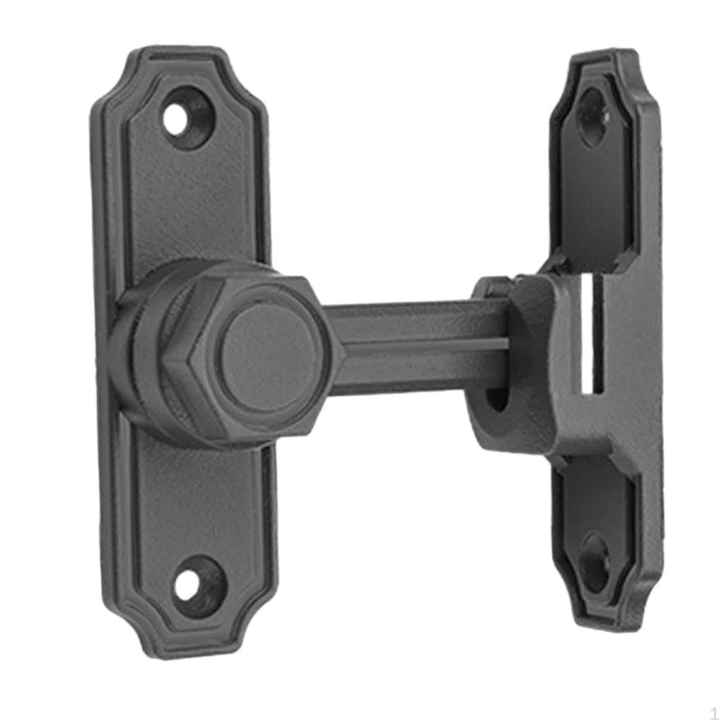 Türriegelschloss, sichere 90-Grad-Installation, Klappriegel, Torriegel für Holz