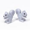 MOC Animals Building Block Goat Sheep Parrot Otter Cow Dog Pet Cat Panda Leopard Tiger Pig Zoo Deer Bear Eagle Bricks Toys Gift