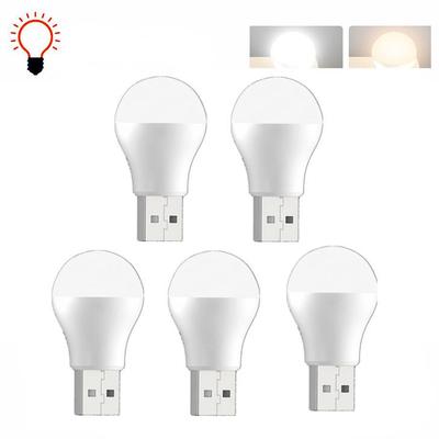 5 stücke USB Stecker Lampe Computer Mobile Power Lade USB Kleine Buch Lampen LED Augenschutz Leselicht Kleine Runde licht Nachtlicht