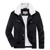 Winter Corduroy Lapel CottonPadded Jacket Short Flight Suit Top Cotton Clothes Men'S Pure Cotton Large Size Fleece Jacket