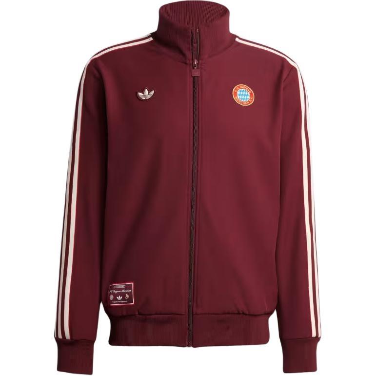 adidas FC Bayern Terrace Icons Track Top Asia Sizing Red Men s JF0582 XL