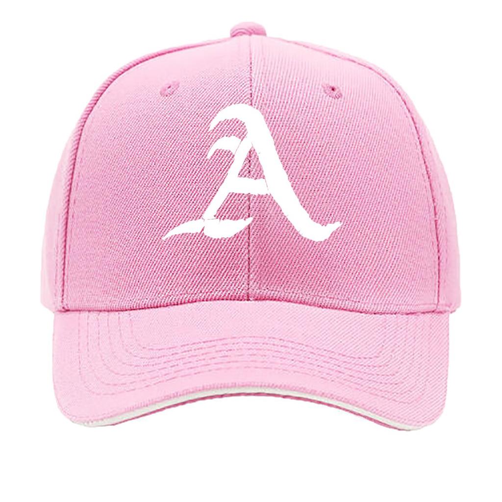 Adjustable Snapback Baseball Cap with Stylish Letter A  Vintage Black Curved Brim for  Ideal Fo Sandwich Baseball Cap