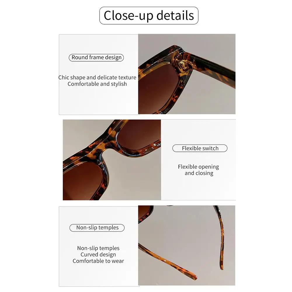 Vintage Cat Eye Sunglasses for Women New in Fashion Gradient Women Black Shades Trendy Chic Luxury Brand Designer Sun Glasses
