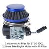 Trimmers Carburetor Air Filter for 37 50 80CC  Bike Engine Motor Adjust