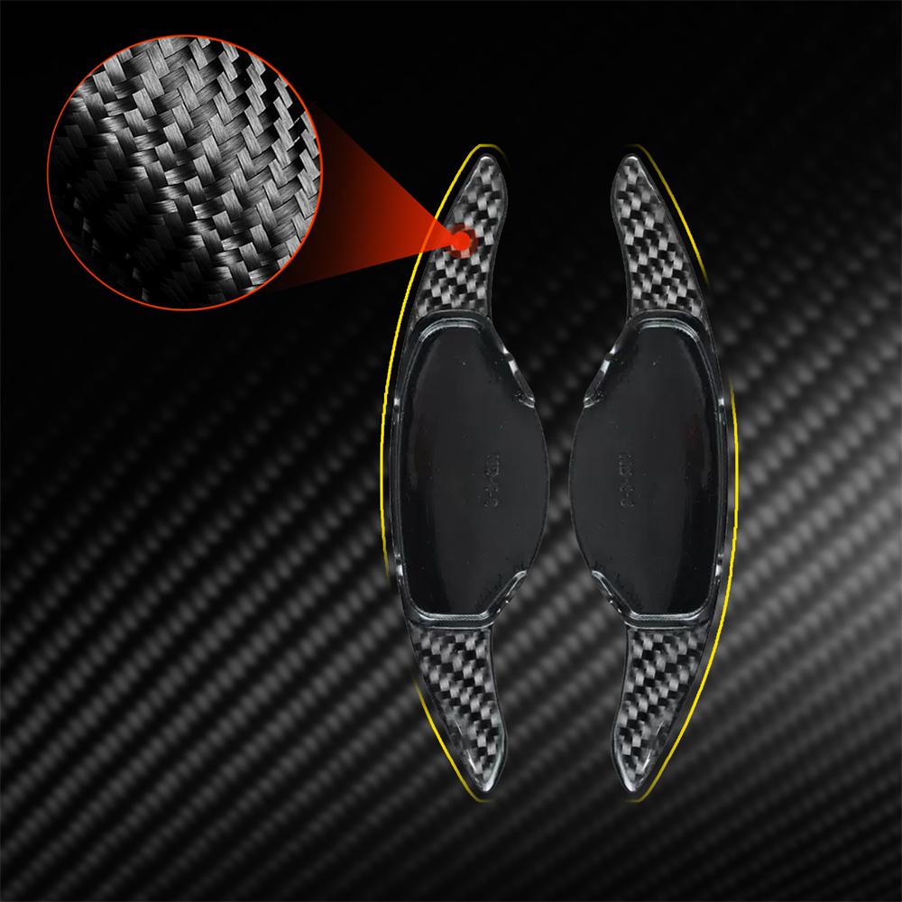 Carbon Fiber Steering Wheel Shift Paddle Shifter For Mitsubishi Outlander 22-24