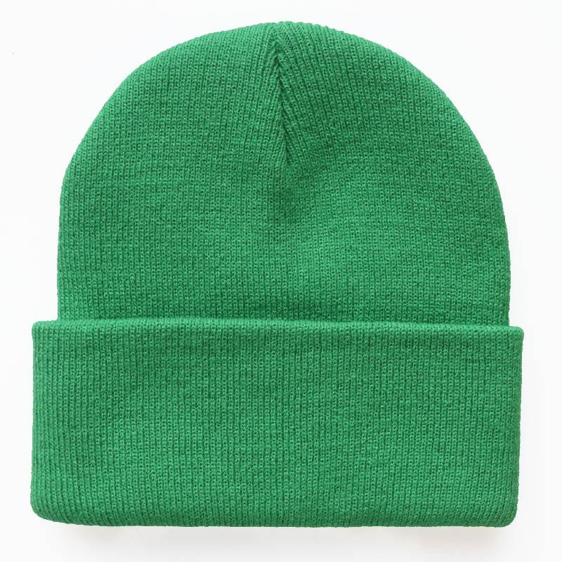 Multi Color Solid Color Knitted Hat, Woolen Hat, Brimless Pullover Hat, Rolled Edge Cold Weather Hat, Customizable