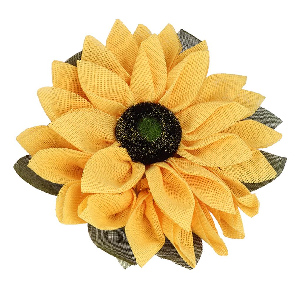 Sunflower Wreath for Front Door Round Artificial Yellow Sunflower Wreath for Front Door Window