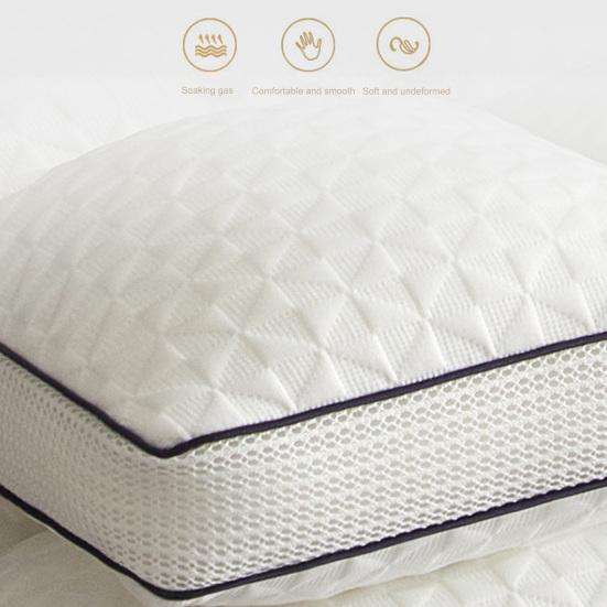 Krční polštář Ergonomický Trojrozměrný Slza Nadýchaný Prodyšný Šestihranná Podpora krku Mřížka Tvar Krk Ortopedický