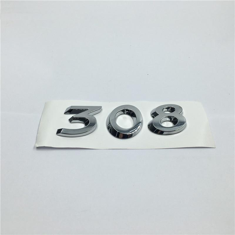 Cheap For 206 207 301 307 308 406 408 508 2008 3008 Car Emblem Tail ...