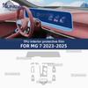 For MG 7 2024 2025 Car Door Center Console Media Dashboard Navigation TPU Anti-scratch Protector Film Auto Interior Film
