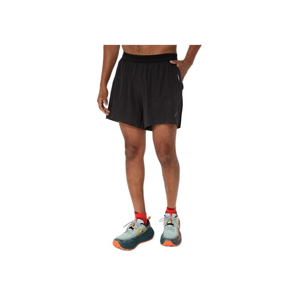 Asics Fujitrail Loose Fit Comfortable Breathable Casual Shorts Men shorts Black 2011D268-001