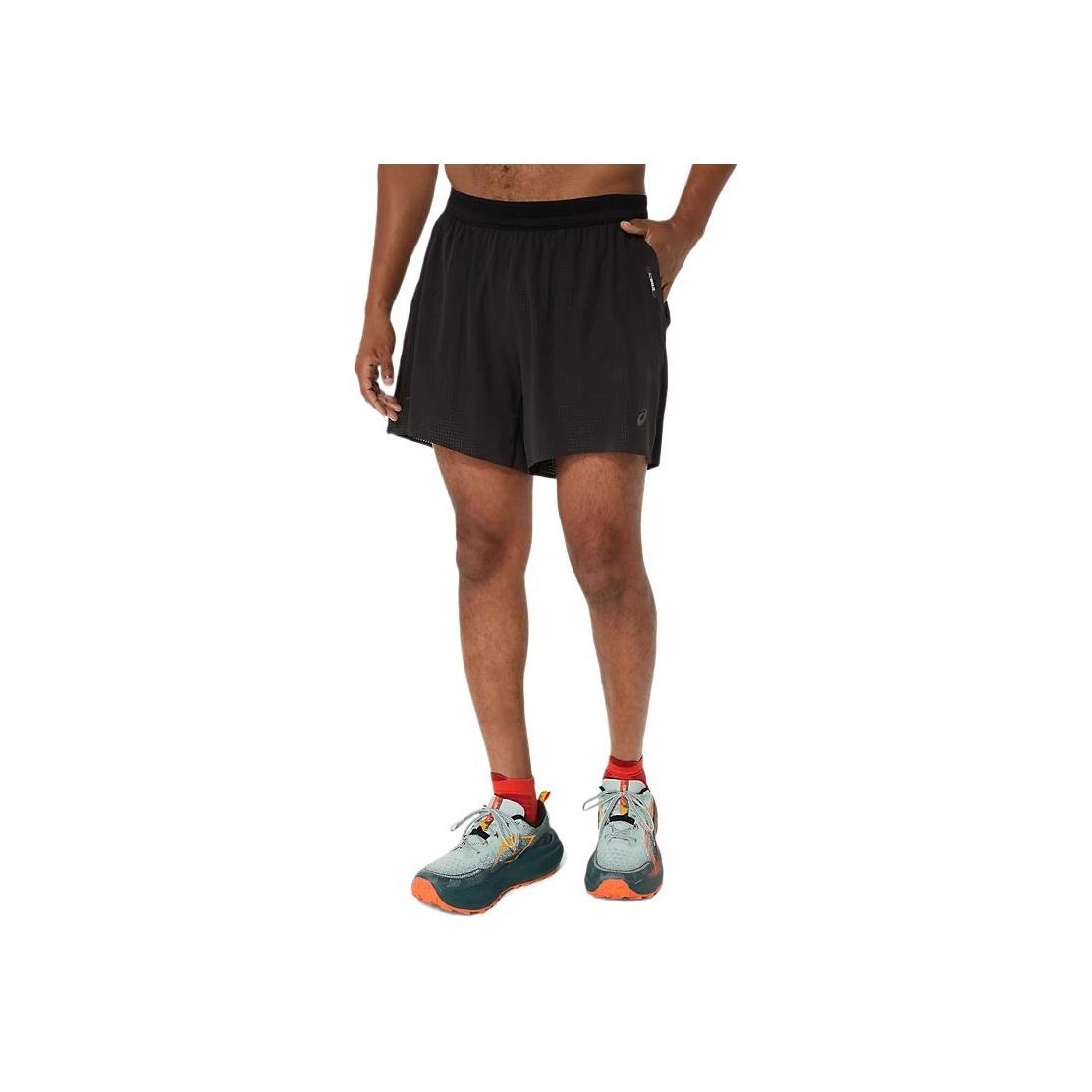

Asics Fujitrail Loose Fit Comfortable Breathable Casual Shorts Men shorts Black 2011D268-001 2XL