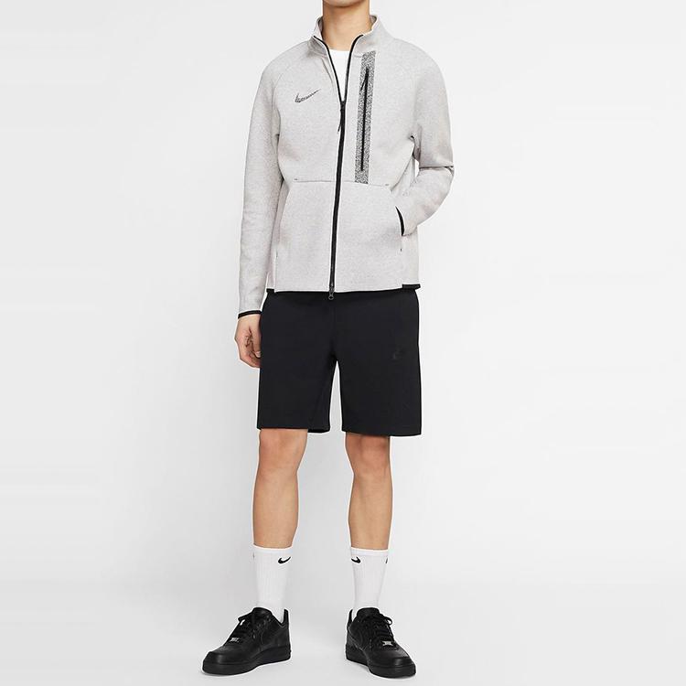 Nike Sports Casual Stand Collar Jacket Men Outerwear Grey CJ4501-902