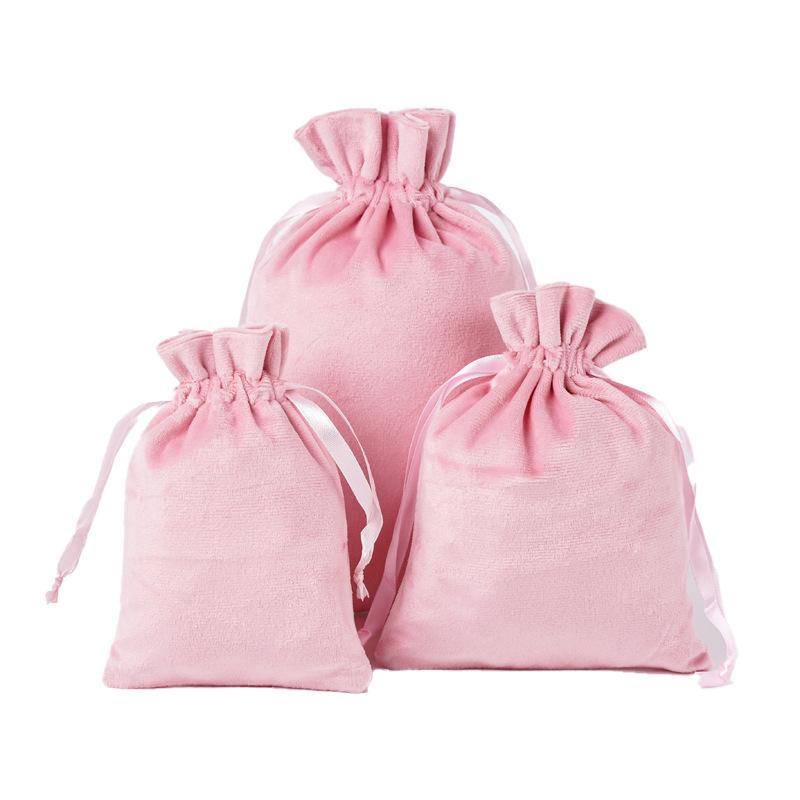 Velvet Drawstring Jewelry Bag: Dustproof, Lycra Velvet, Custom Logo Options