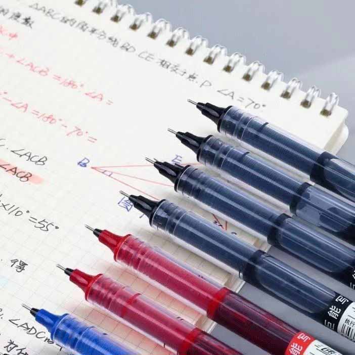 0.5mm Quick-Drying Large Capacity Smooth Rollerball Pens Gel Ink Pen Needle Point Fine Line Writing School & Office Supplies