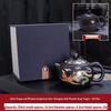 Yùnyán Zisha Heat-Activated Color-Changing Dragon & Phoenix Teapot