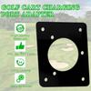 Golf Cart Charging Port Adapter Compatible with Noco GCP1 110v AC 36v EZGO TXT Carts Charging Plug Part Type for Lithium Battery Conversion and