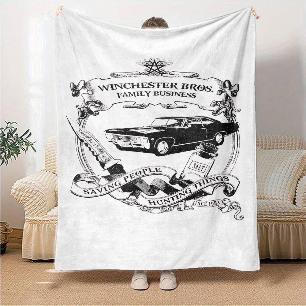 1pc Supernatural 10 Blanket Soft Warm Throw for Home, Office, Travel All Season Cozy Bedding Gift, Office Cozy Accessory