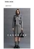 Cardigan en tricot cachemire pour femme à col polo diamant anti-âge