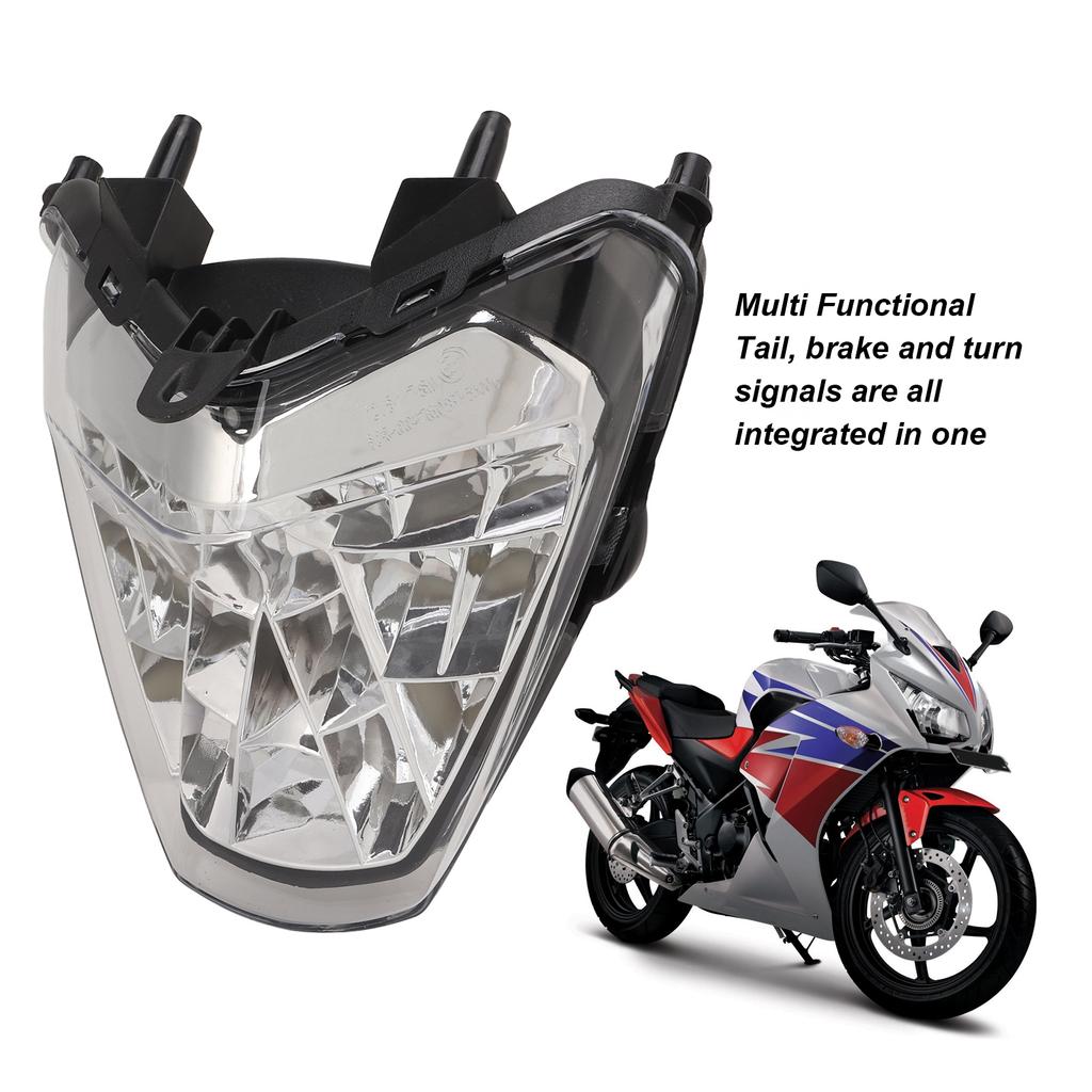 Motorcycle LED Tail Light IP67 Waterproof High Temp Resistant Replacement for CBR300R CB300F CBR250R
