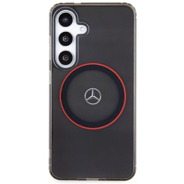 Mercedes Mehms24S23Huork S24 S921 Black Hardcase Double Layer W/ Red Magsafe