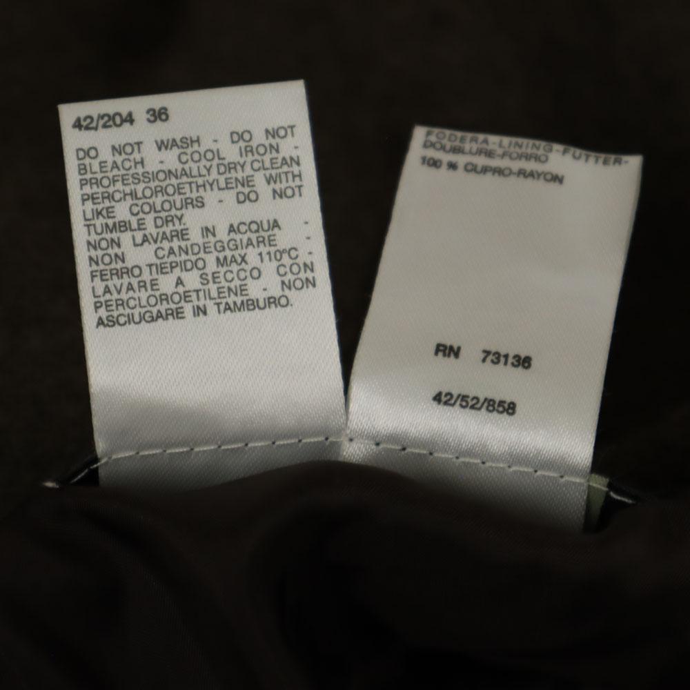 MAX MARA WEEK END LINE Virgin Wool Brand Knee Length Skirt 36 Brown Women Used