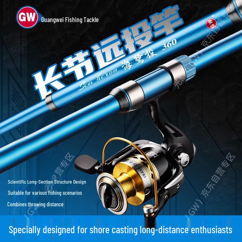 GW Guangwei Shore Casting Fishing Rod Kit