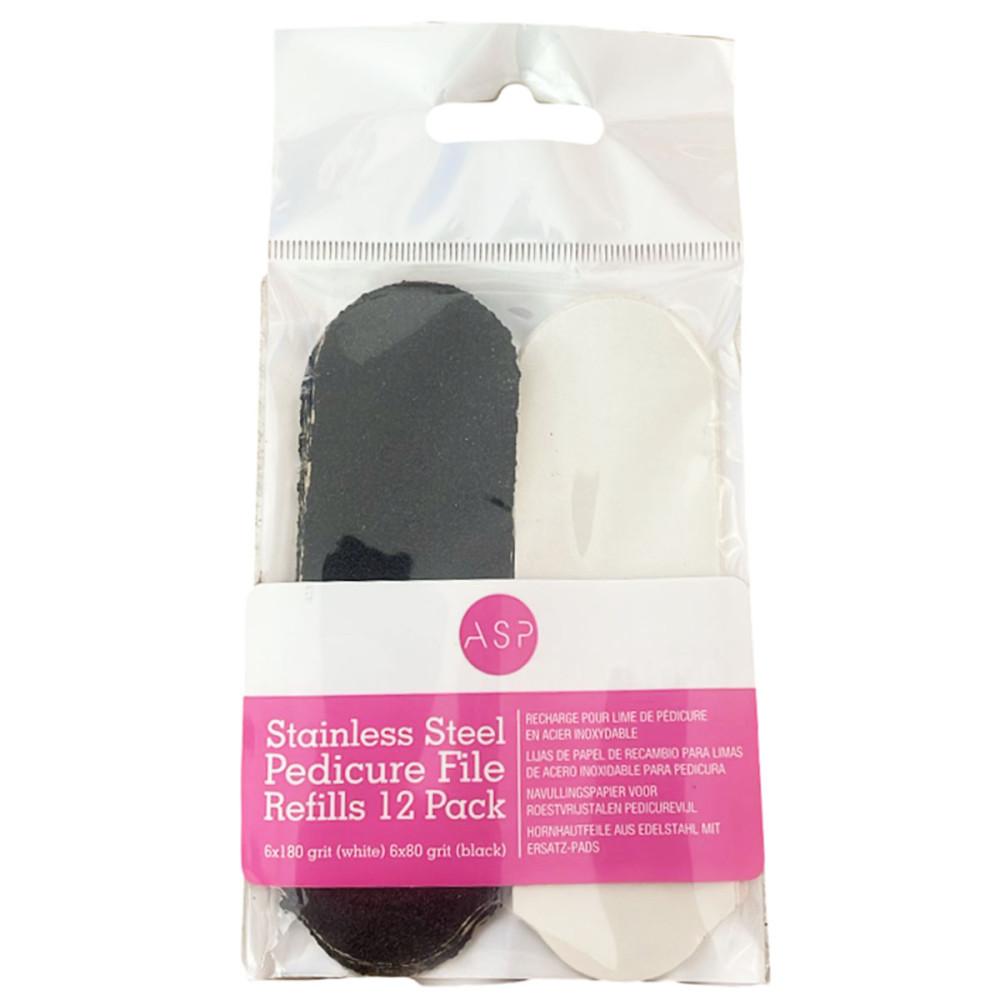 ASP - Recharges pour Limes à Ongles Pieds en Acier - 12 pcs -