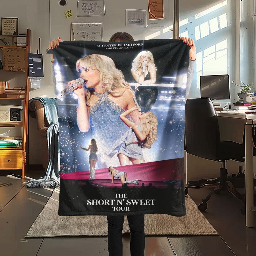 1PC Sabrina Carpenter Soul Blanket, High quality Comfortable for All Seasons, Home Decor, Warmth and Comfort